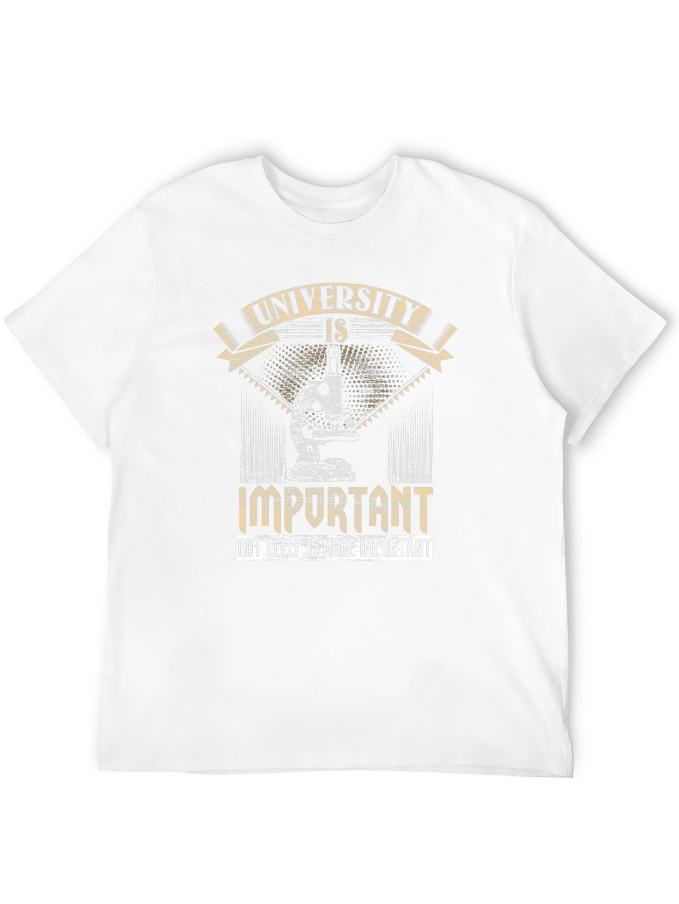 Black University & Sleep Graphic T-Shirt - Black view 12