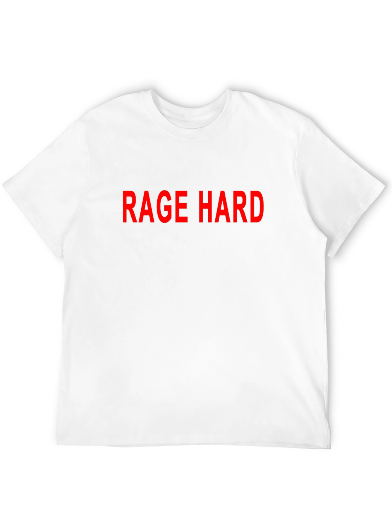 Black Rage Hard Black Cotton Graphic Tee view 12