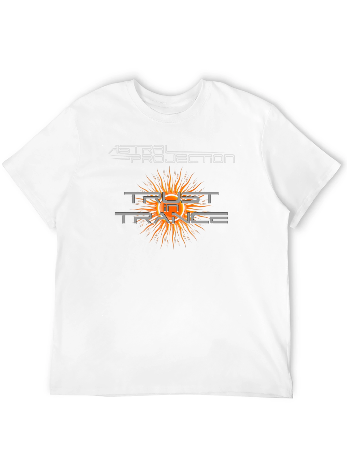 Black Astral Projection Trust in Trance Black T-Shirt view 12