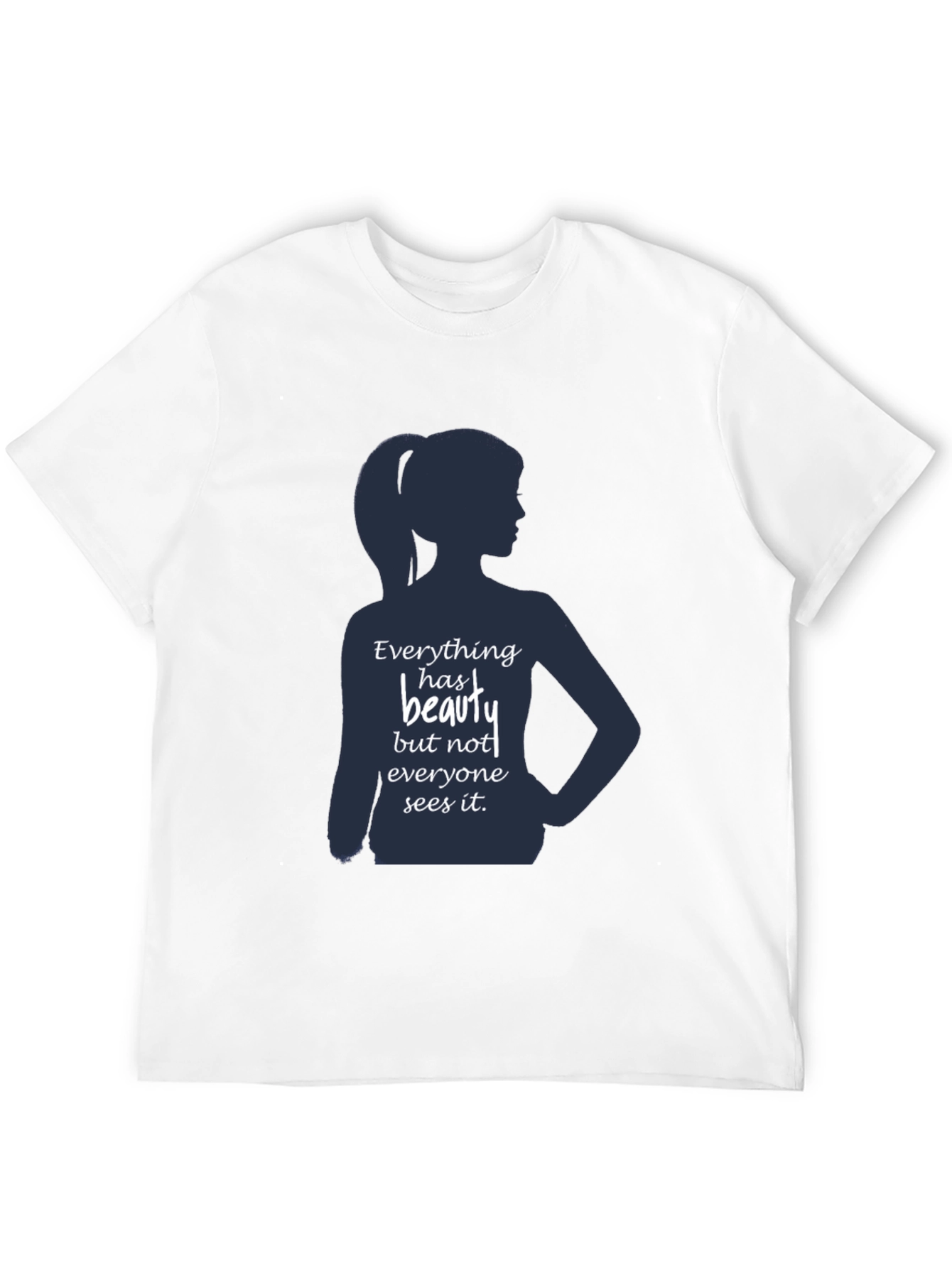 Black Beauty Silhouette Graphic T-Shirt - Inspirational Design view 12