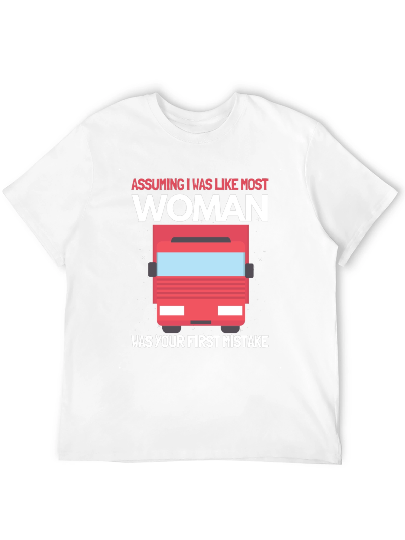 Black Trucker Woman T-Shirt - First Mistake Tee view 12