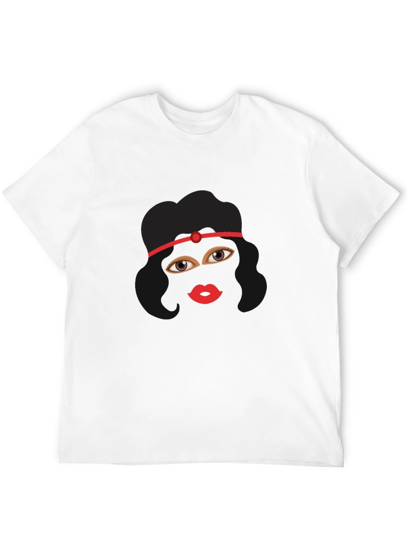 Black Ninja Girl Graphic Tee - Black Cotton T-Shirt view 12