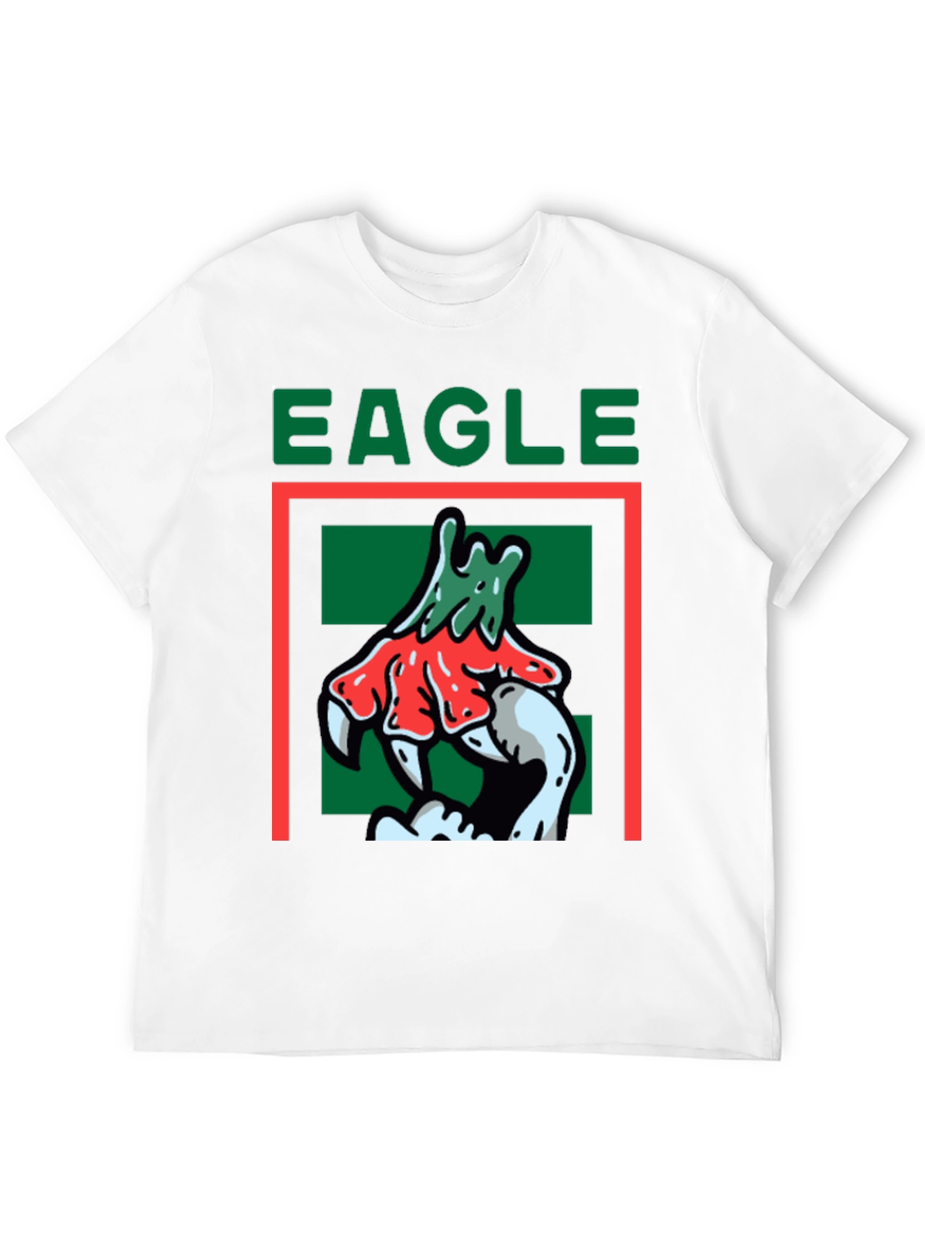 Black Eagle Graphic Print Black T-Shirt view 12