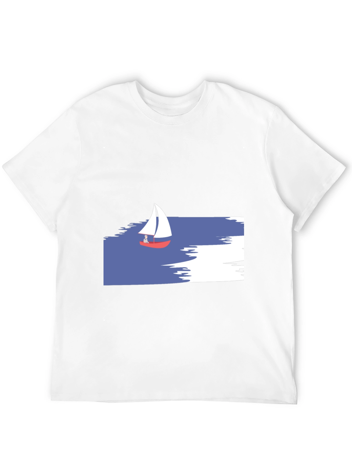 Black Sailboat Graphic T-Shirt - Black view 12