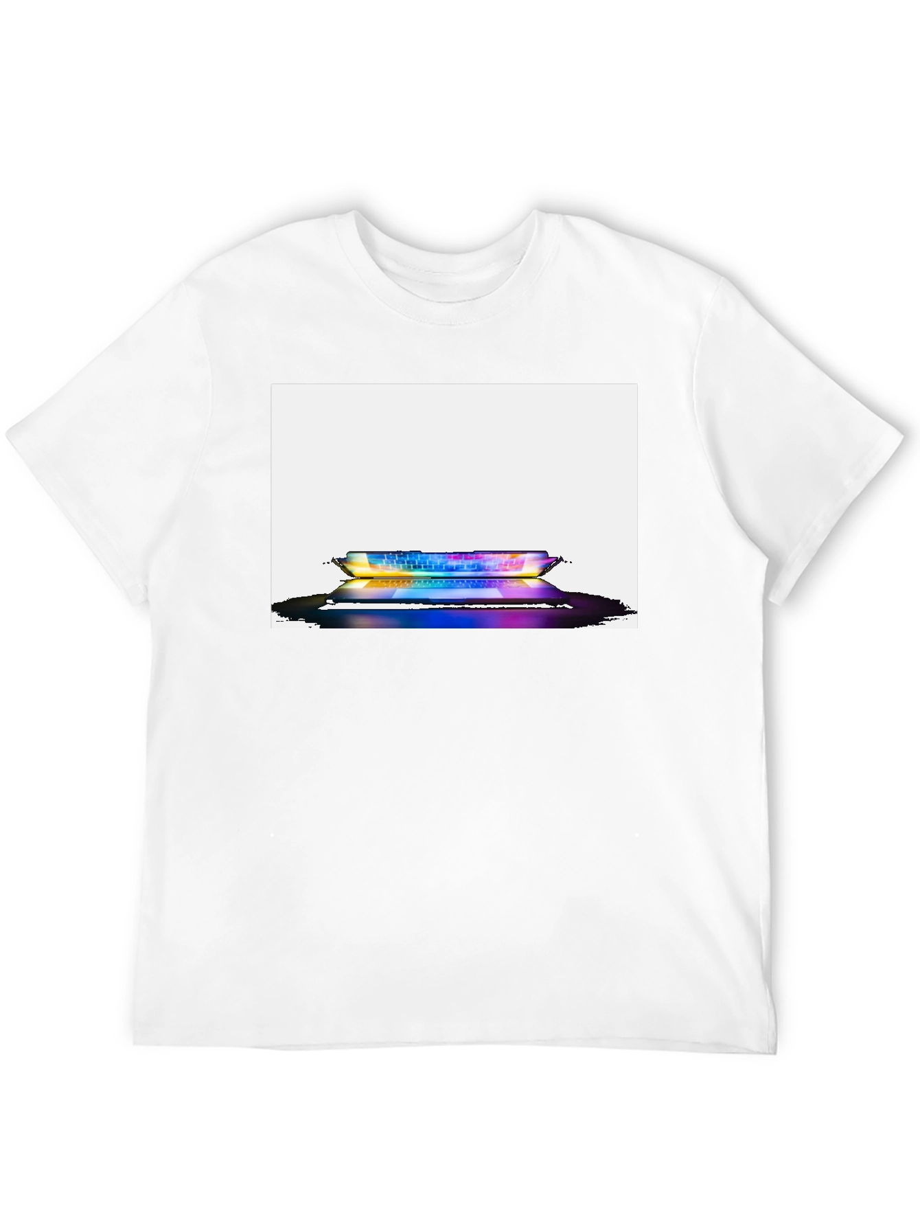 Black Cool Keyboard Graphic Tee view 12