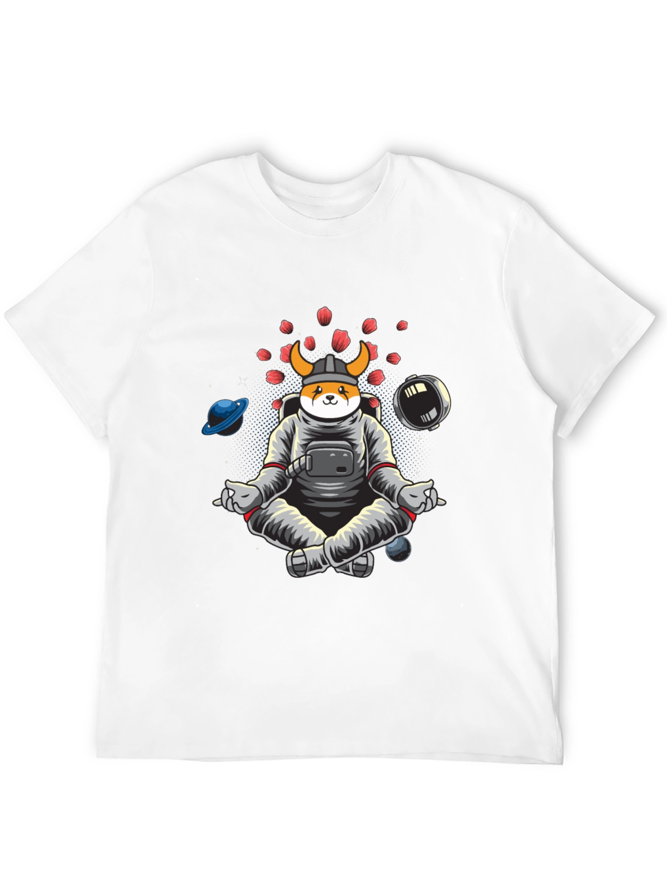 Black Cosmic Meditation T-Shirt view 12