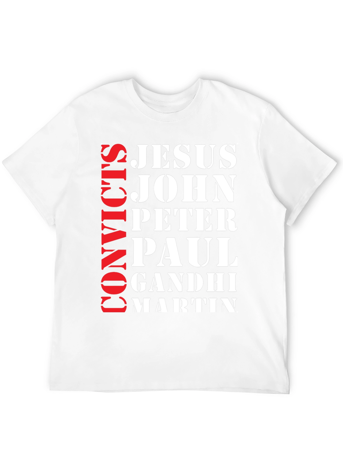 Black Convict's Jesus John T-Shirt view 12
