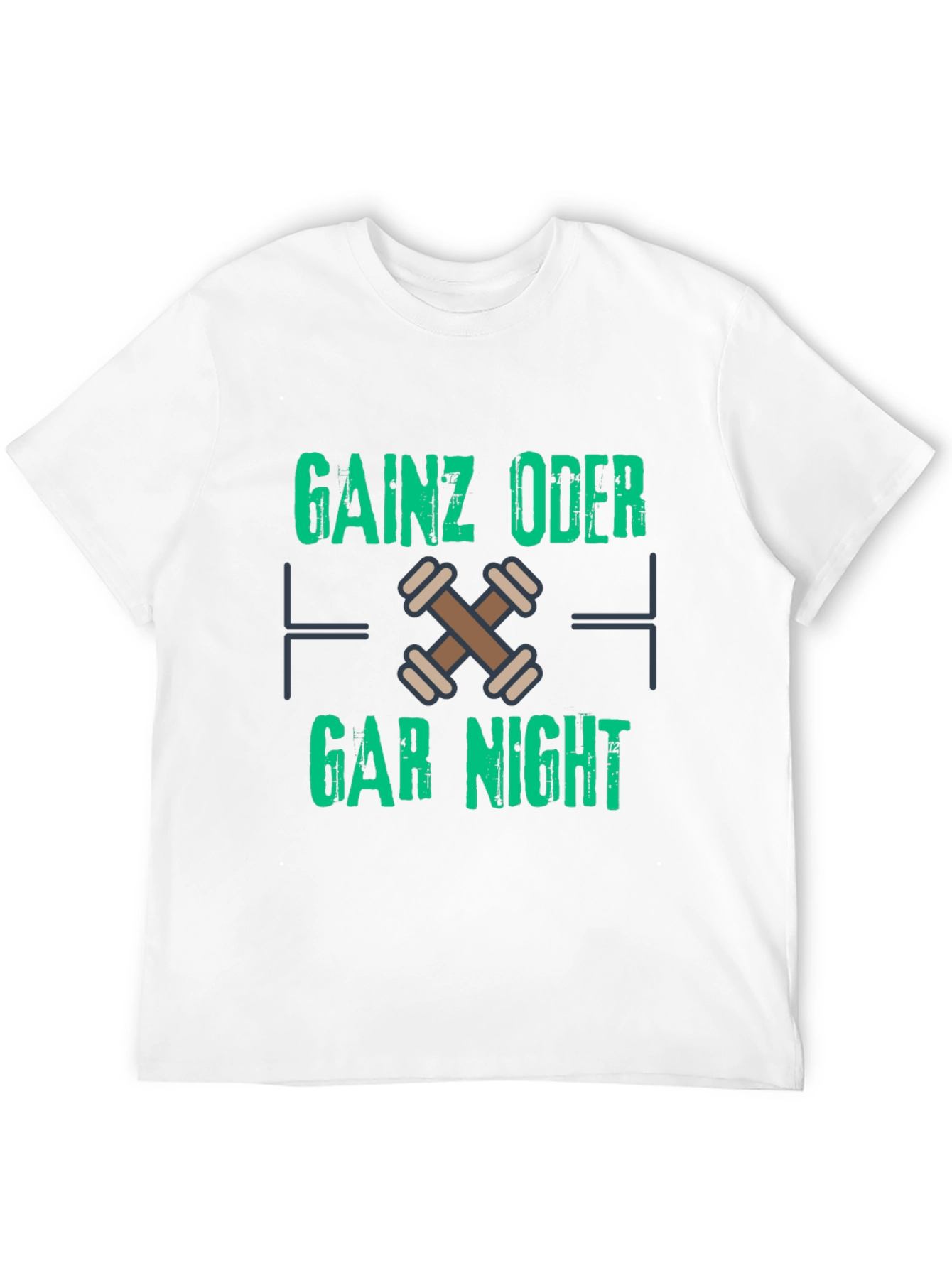 Black Gainz Oder Gar Nicht Black T-Shirt view 12