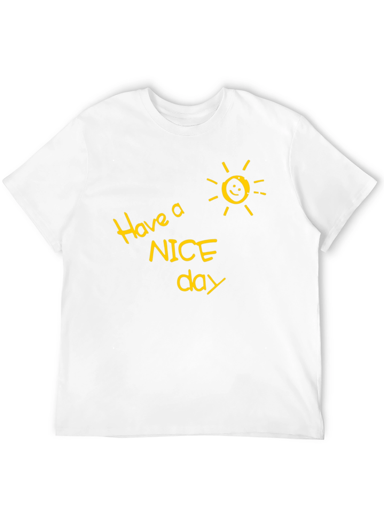 Black Have a Nice Day Graphic Tee - Black view 12