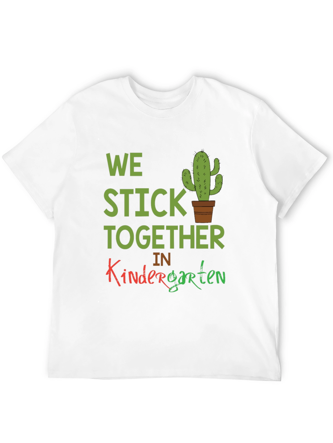 Black We Stick Together Kindergarten T-Shirt view 12