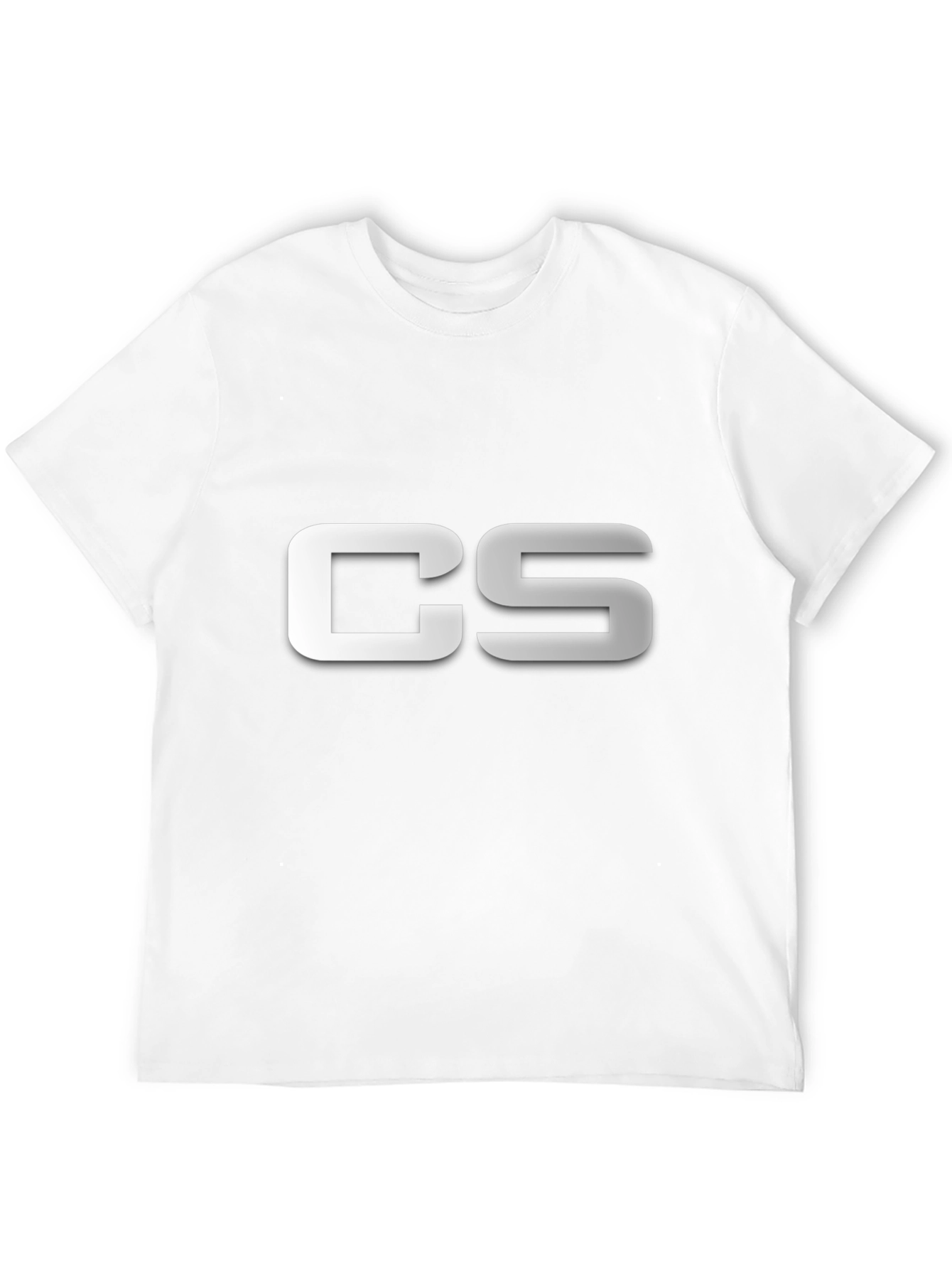 Black CS Logo Black T-Shirt view 12
