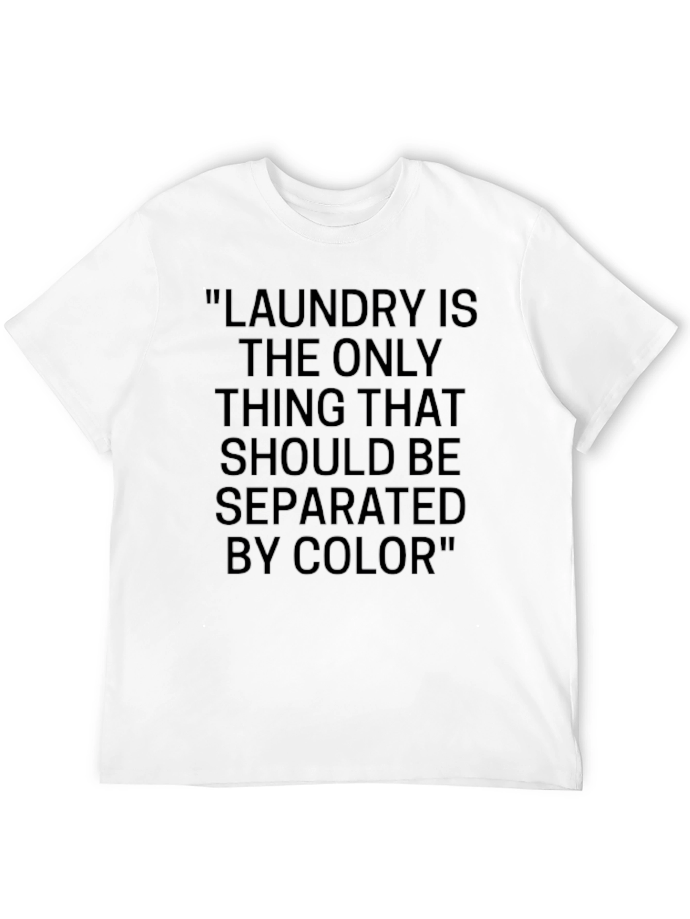 Black Laundry Color Separation Humor T-Shirt view 12