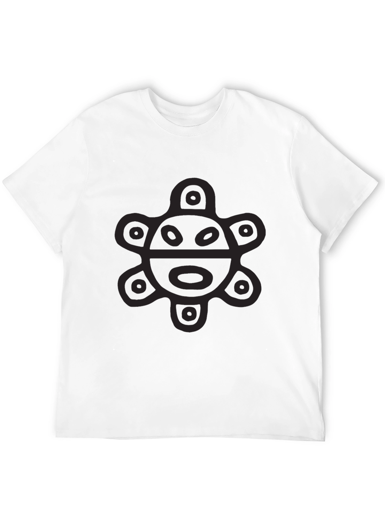 Black Black Sun Symbol Graphic Tee view 12