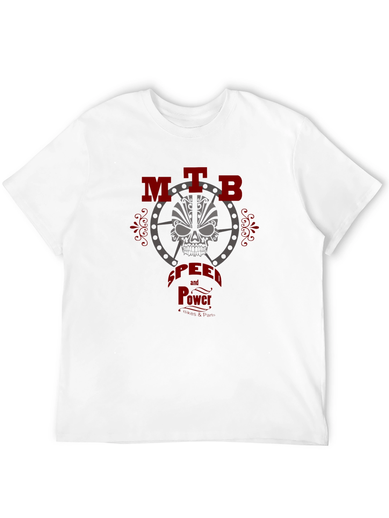 Black MTB Speed & Power Graphic Tee - Black view 12