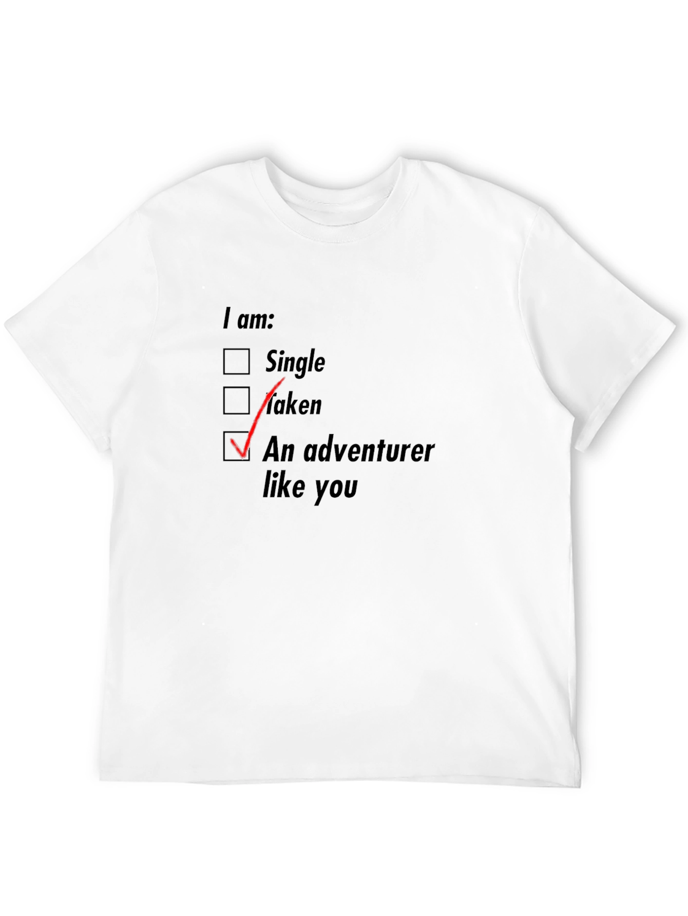 Black Adventurer Like You T-Shirt - Novelty Graphic Tee view 12
