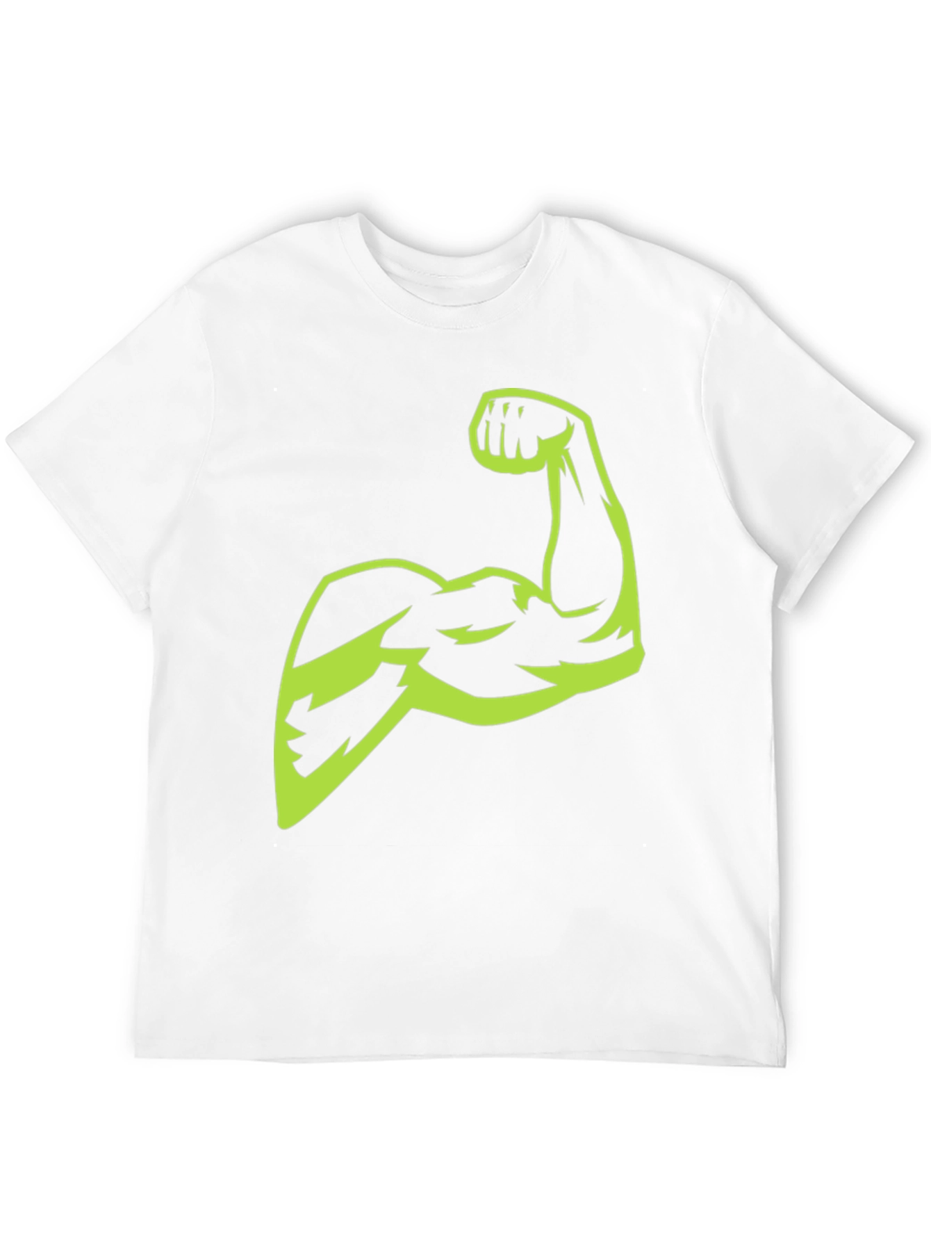 Black Muscle Power T-Shirt - Black Graphic Tee view 12