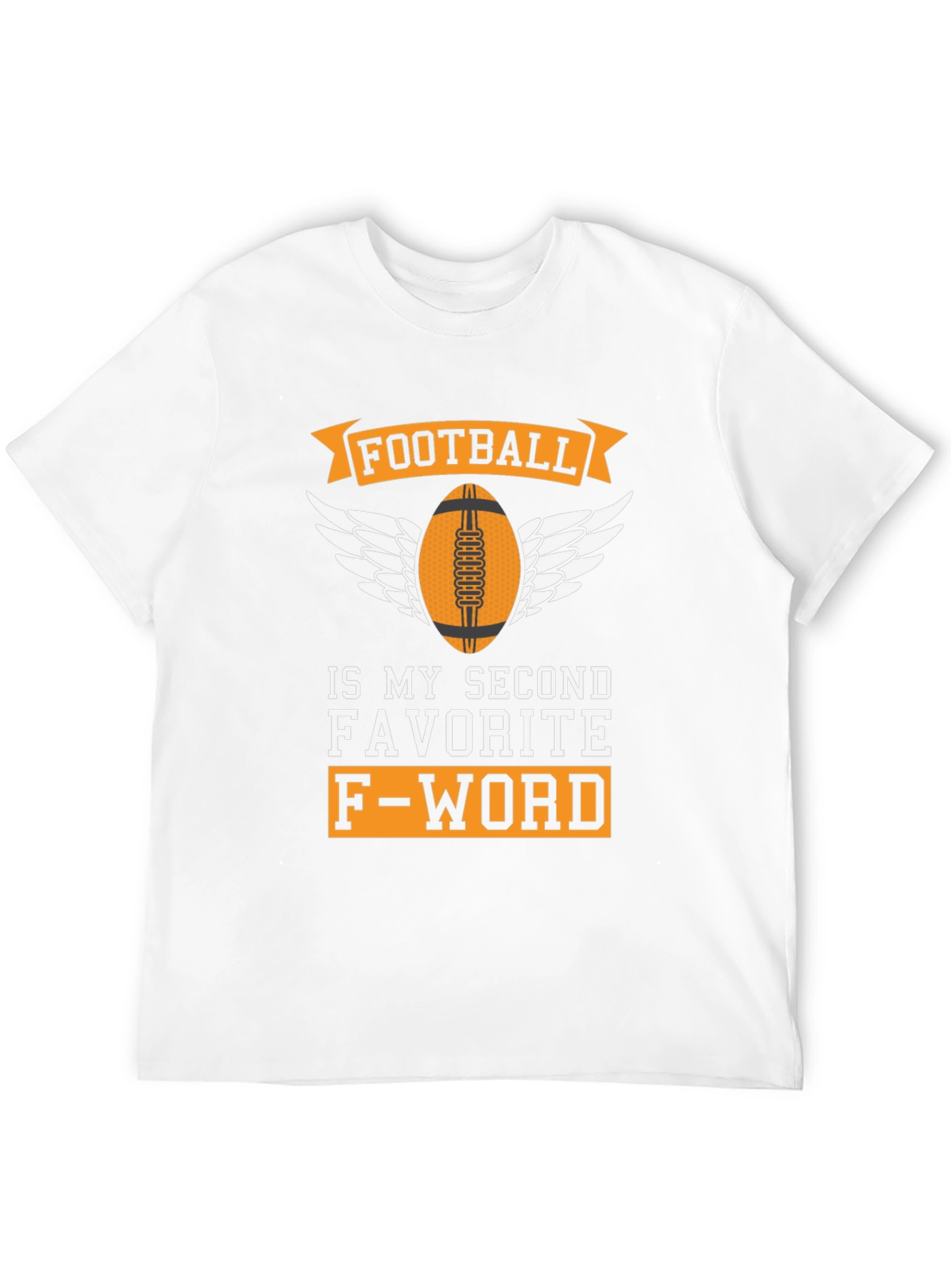 Black Football My Second Favorite F-Word T-Shirt view 12