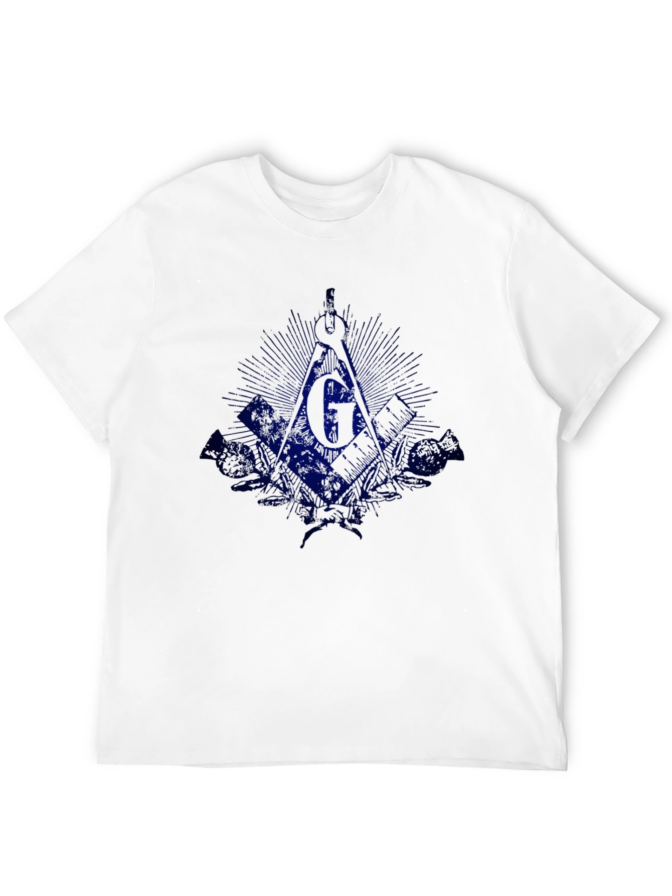 Black Freemason Symbol Black T-Shirt view 12