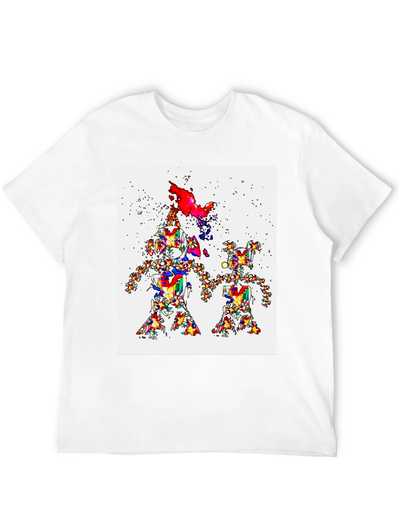 Fractal Family T-Shirt - Colorful Abstract Design - 12