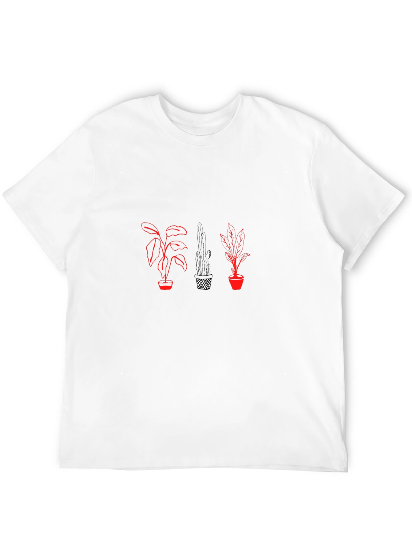 Black Modern Plant T-Shirt: Urban Style view 12