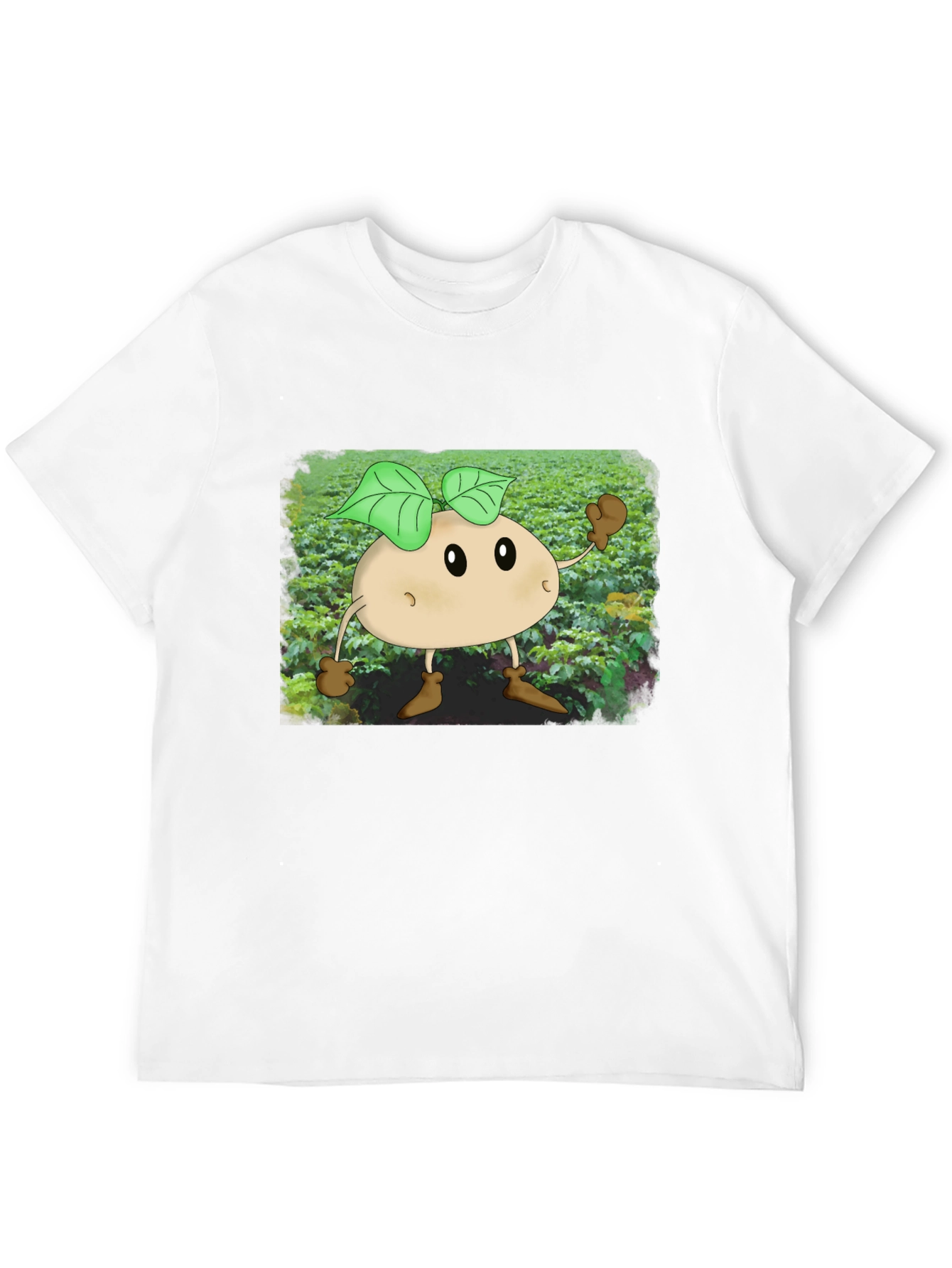 Black Cartoon Spud T-Shirt view 12