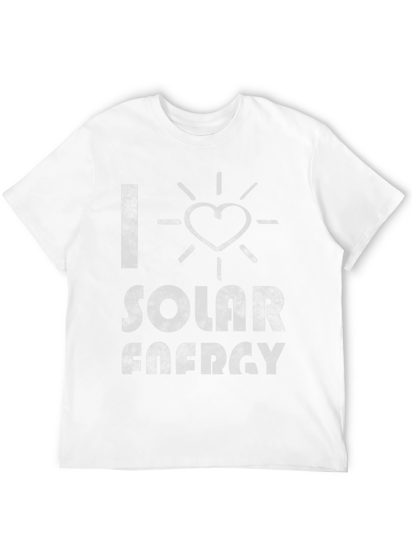 Black I Love Solar Energy T-Shirt - Eco-Friendly Fashion view 12