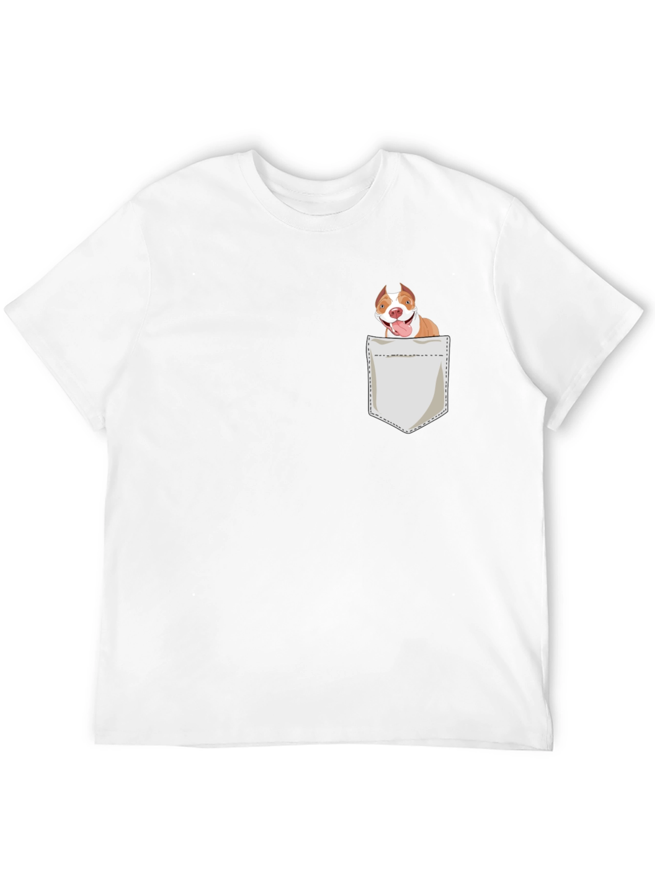 Black Dog in Pocket Graphic Tee view 12