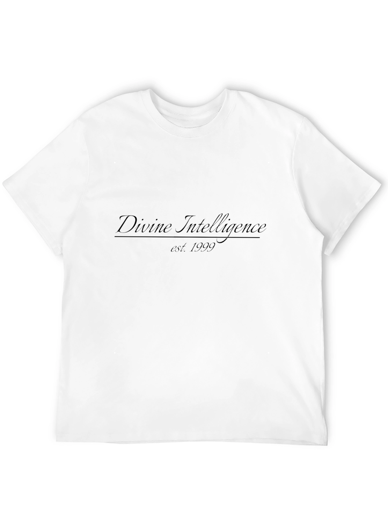 Black Divine Intelligence Est. 1999 Black Graphic T-Shirt view 12
