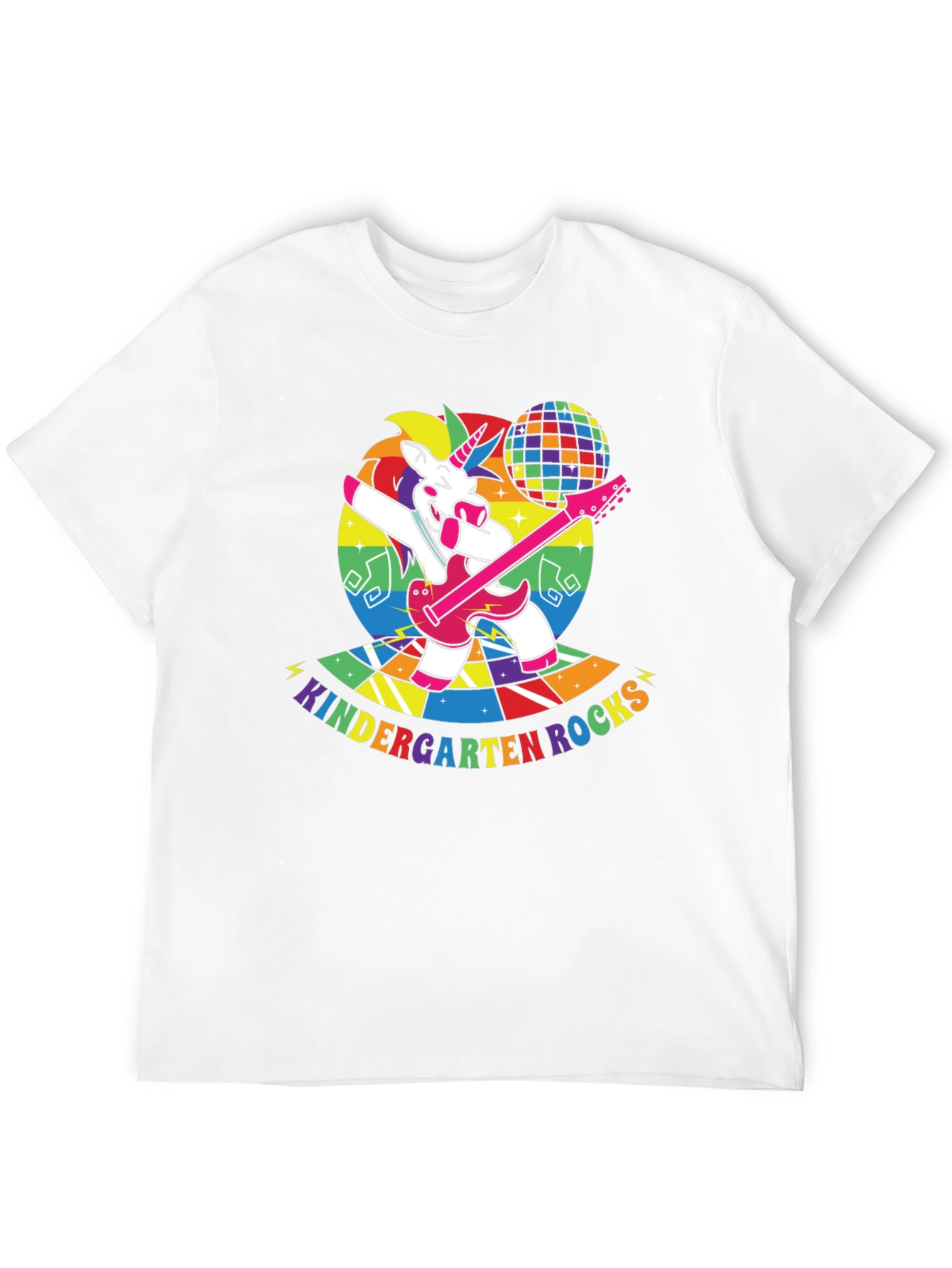 Black Kindergarten Rocks Unicorn T-Shirt view 12