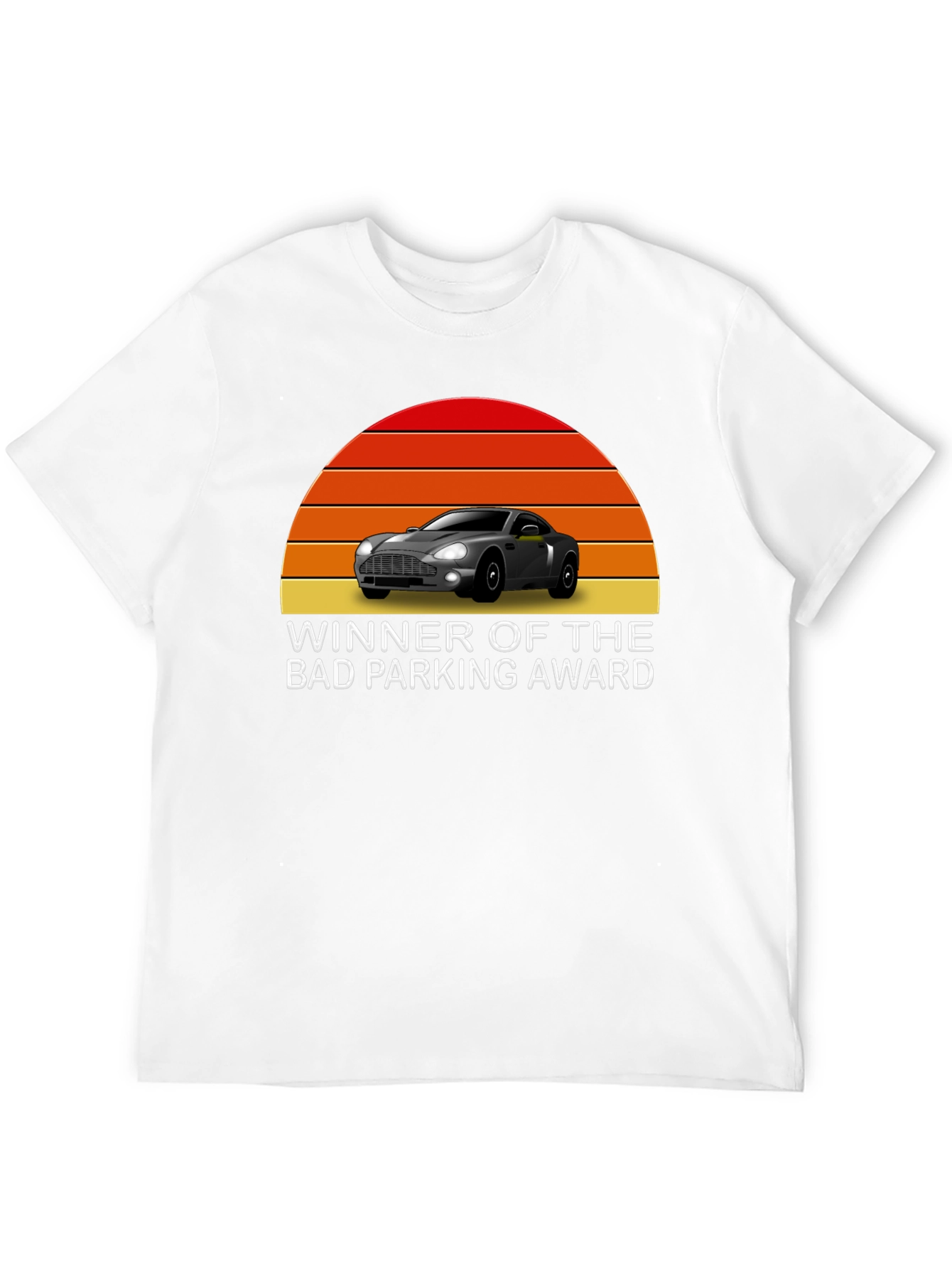 Black Bad Parking Award Graphic Tee view 12