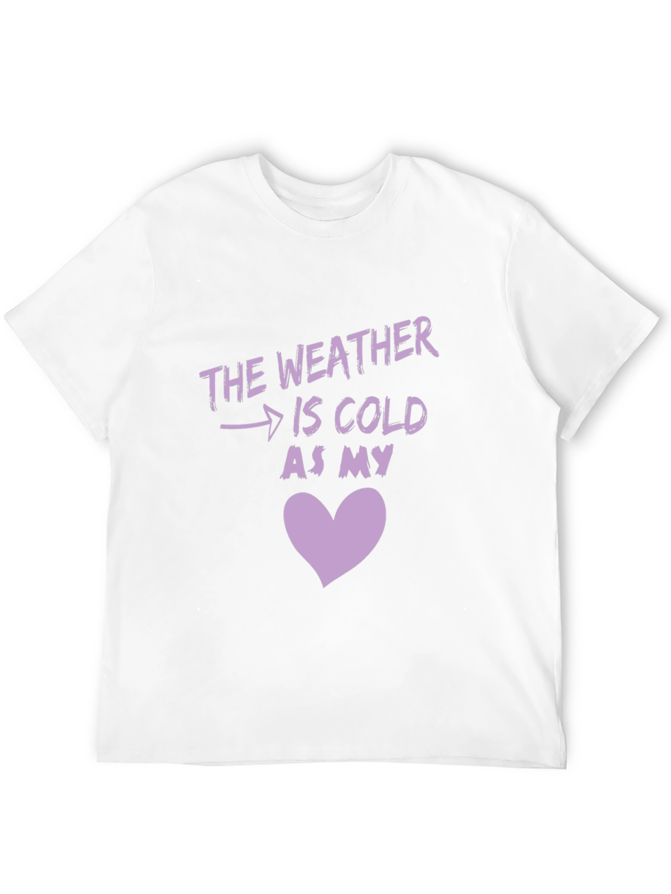 Black Cold Heart Graphic Tee - Mens Fashion view 12