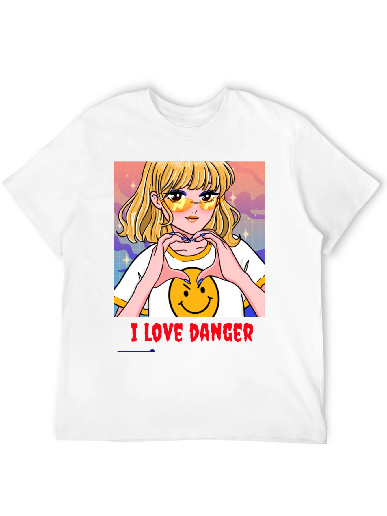 I Love Danger Anime T-Shirt - 12