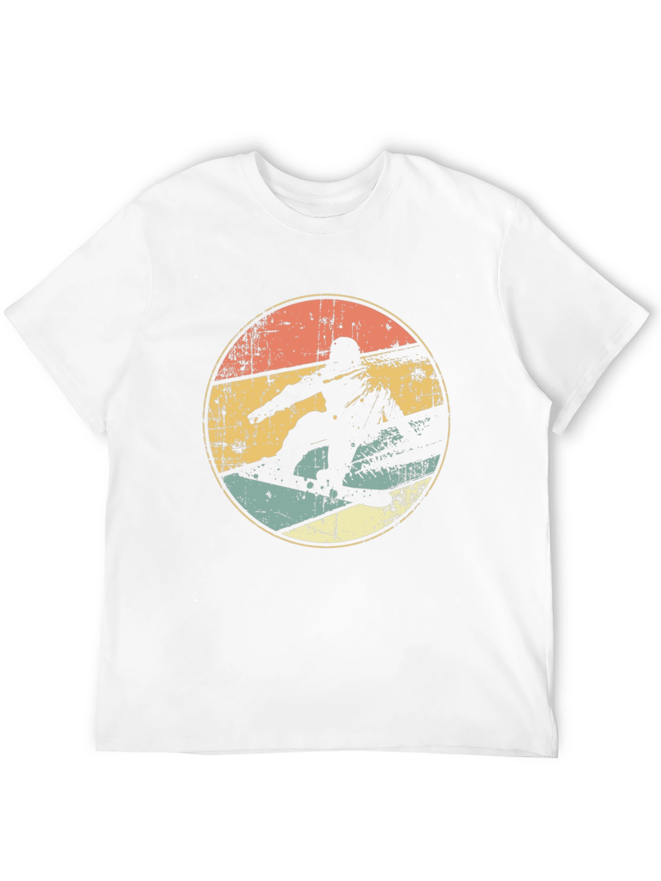 Black Retro Snowboarder T-Shirt Vintage Style Graphic Tee view 12