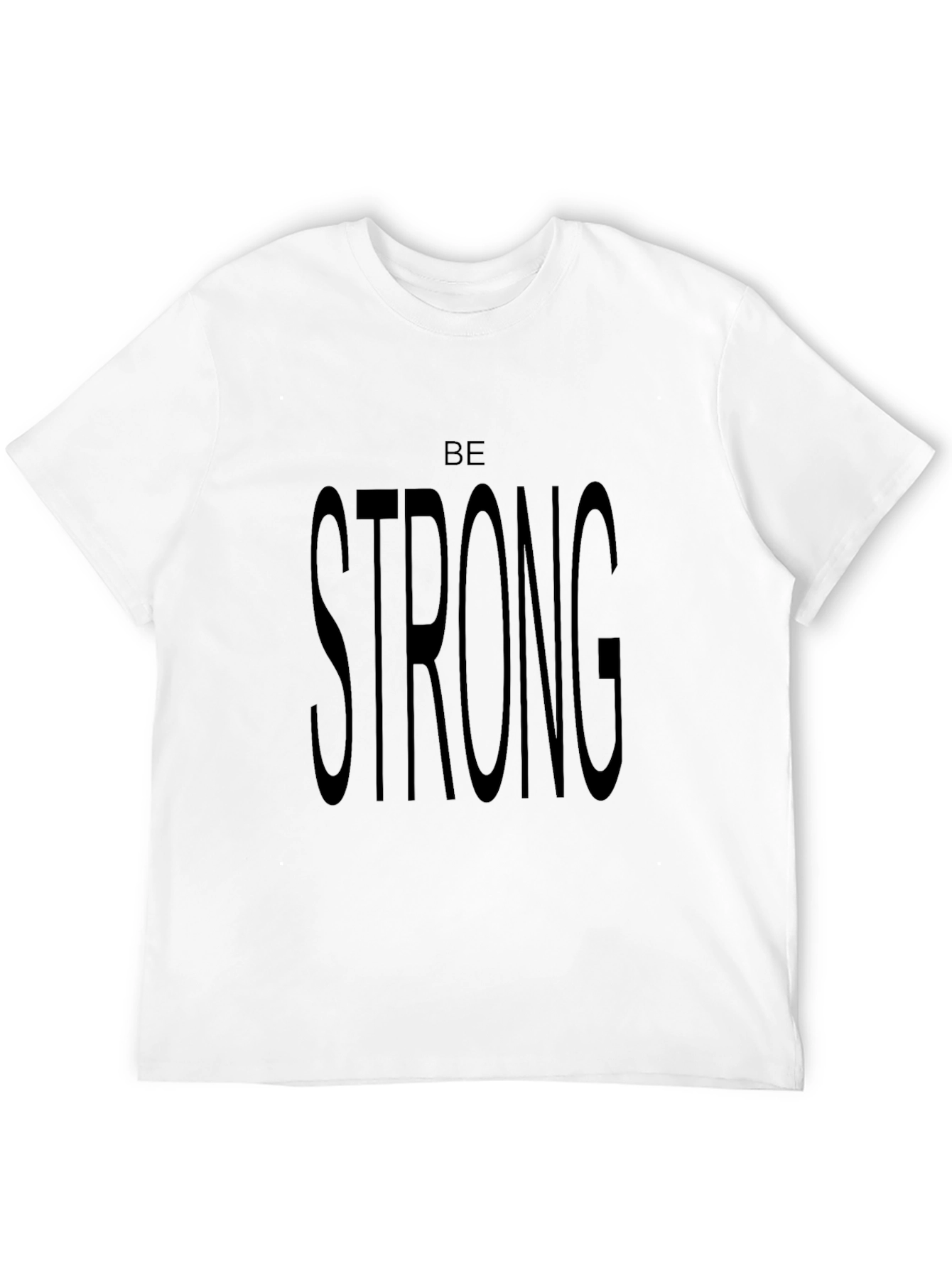 Black Be Strong Graphic Tee - Classic Black T-Shirt view 12
