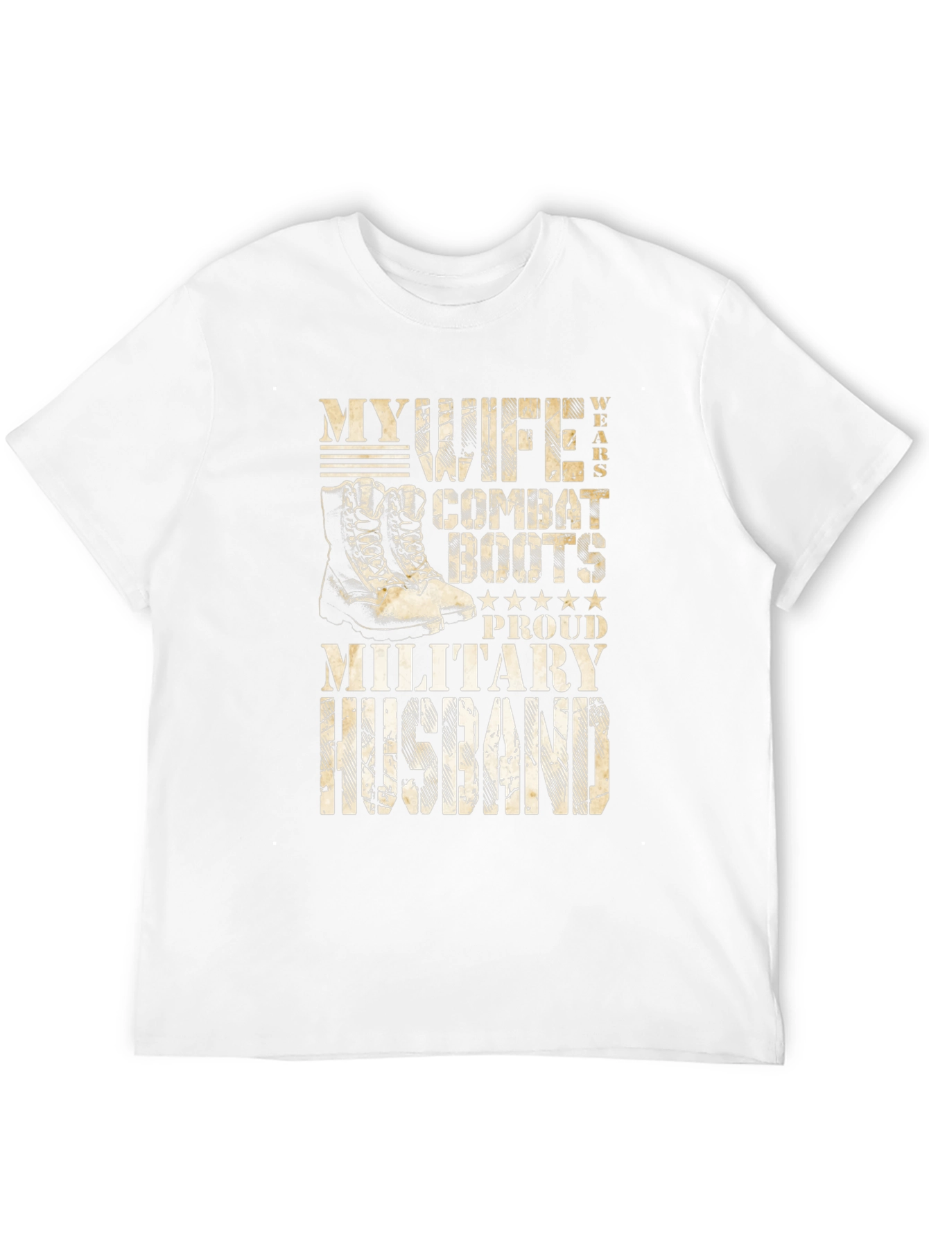 Military Husband Combat Boots T-Shirt - 12