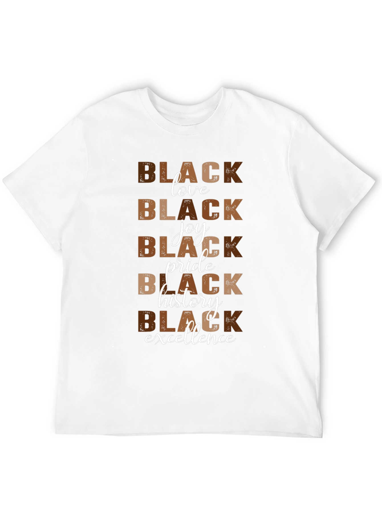 Black Black History Pride Excellence T-Shirt view 12