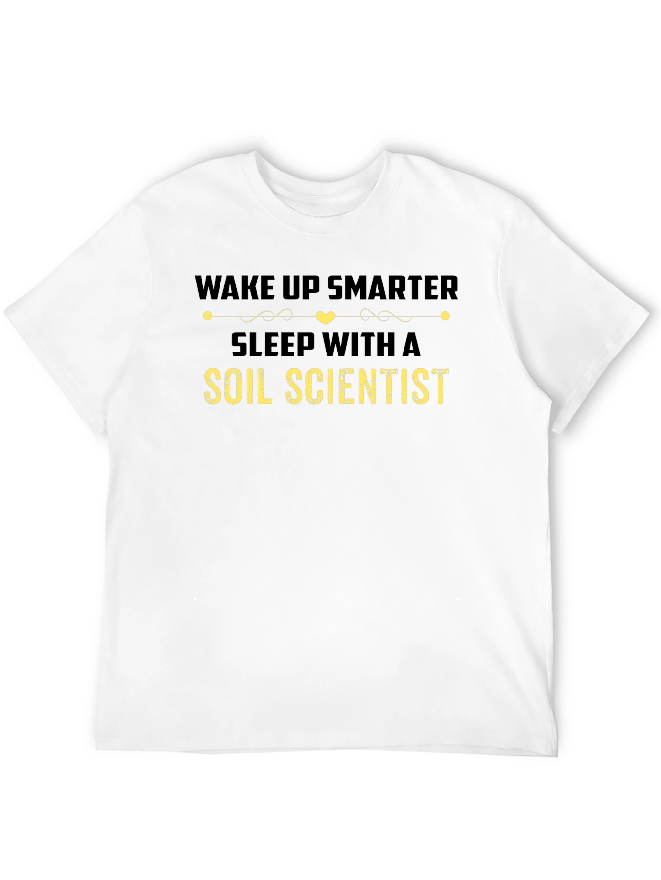 Black Wake Up Smarter Soil Scientist Black T-Shirt view 12