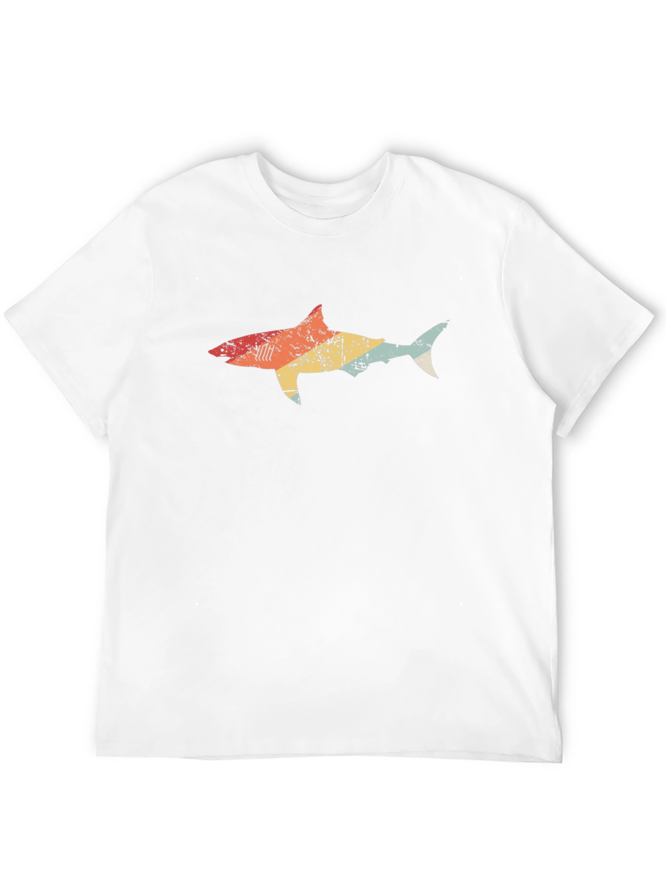 Black Vintage Shark Graphic Tee - Retro Style view 12