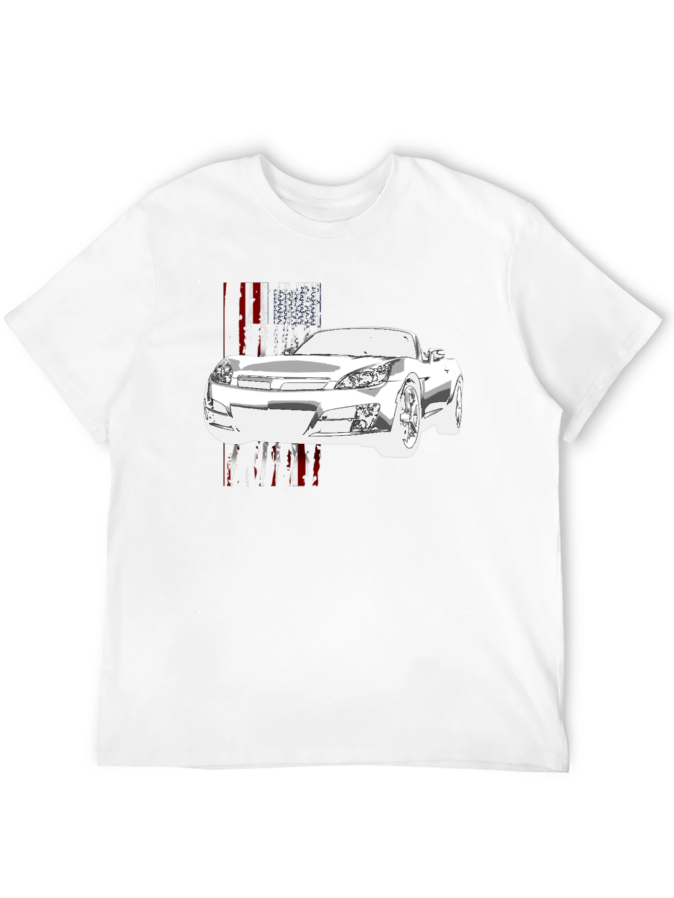 Black Car Graphic Black T-Shirt view 12