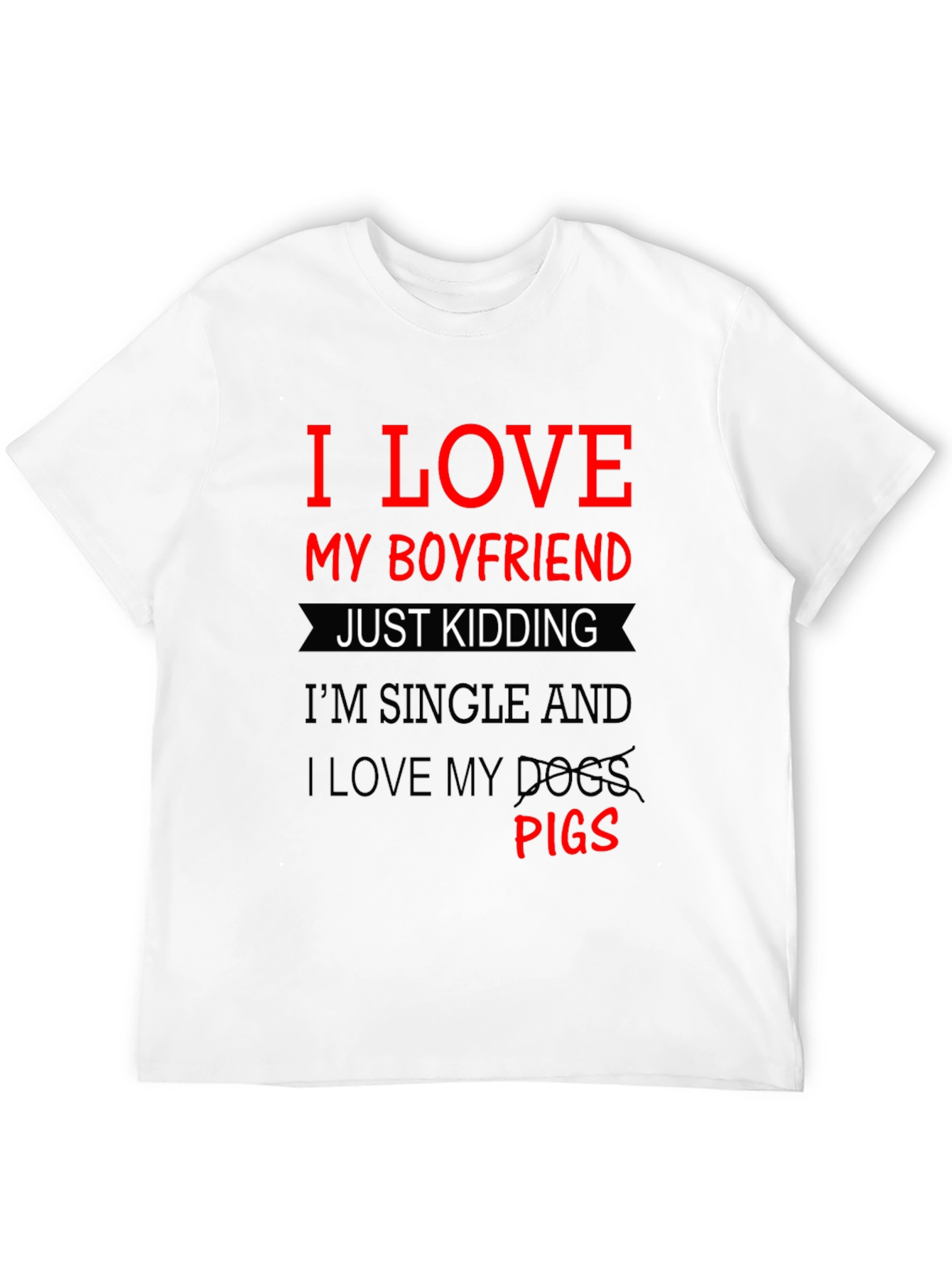 Black I LOVE MY PIGS T-Shirt Novelty Tee Funny Slogan Gift view 12