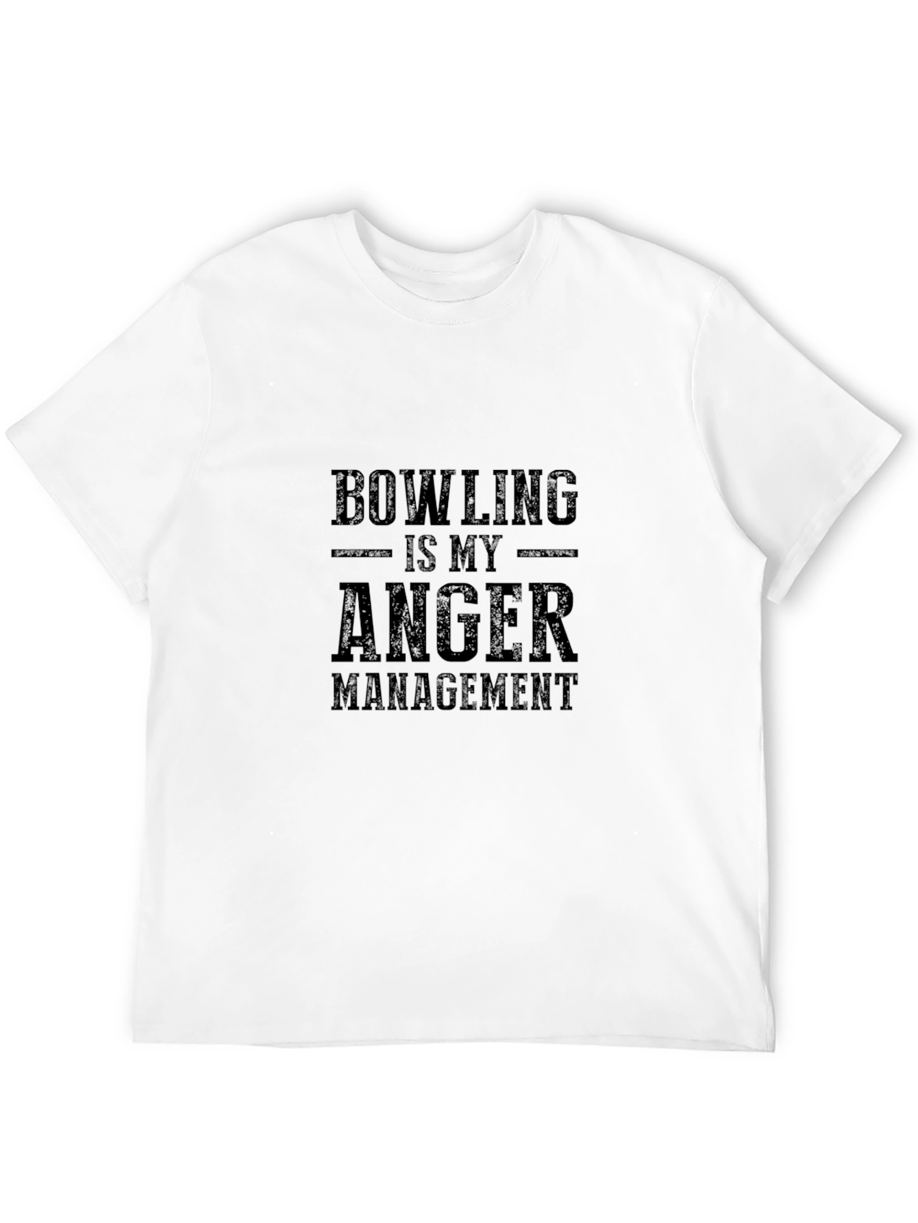Black Bowling is My Anger Management T-Shirt view 12
