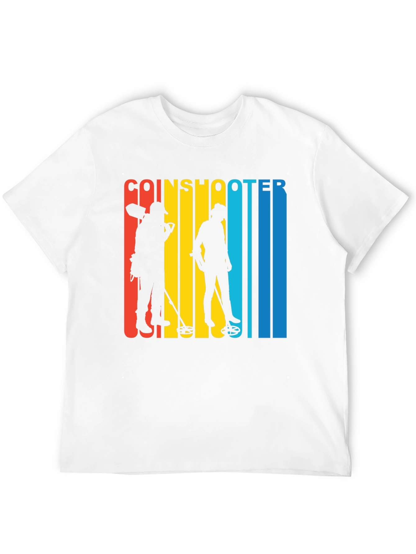 Black Coinshooter Retro Graphic T-Shirt view 12