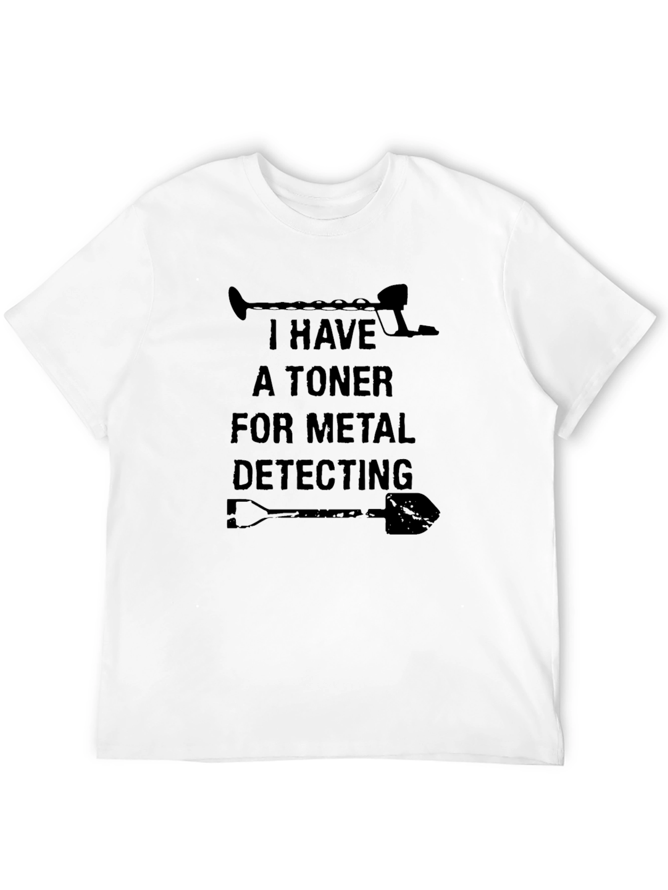 Black Metal Detecting Humor Tee - I Have A Toner view 12