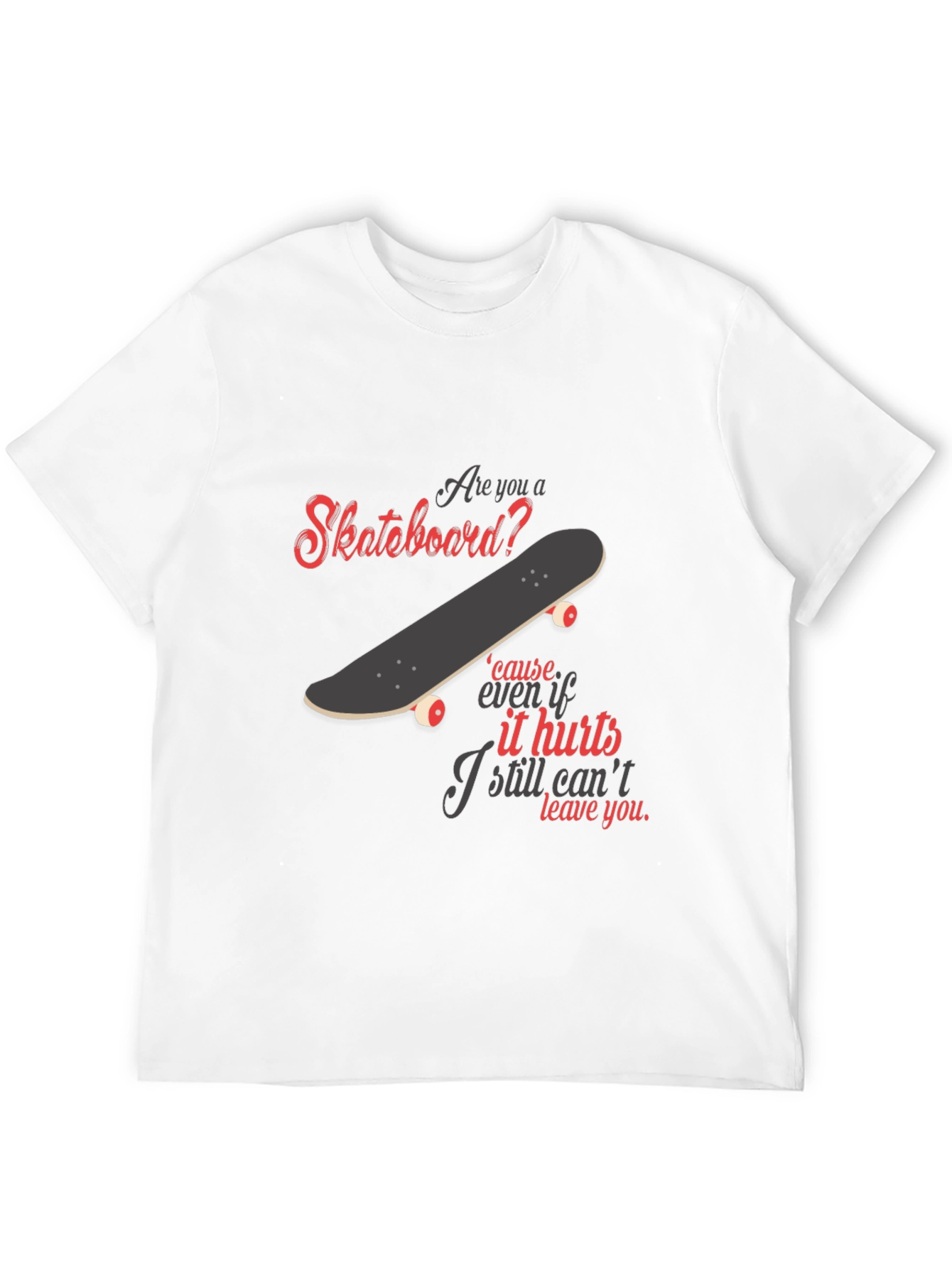 Black Skateboard Lover T-Shirt - Unique Graphic Tee view 12