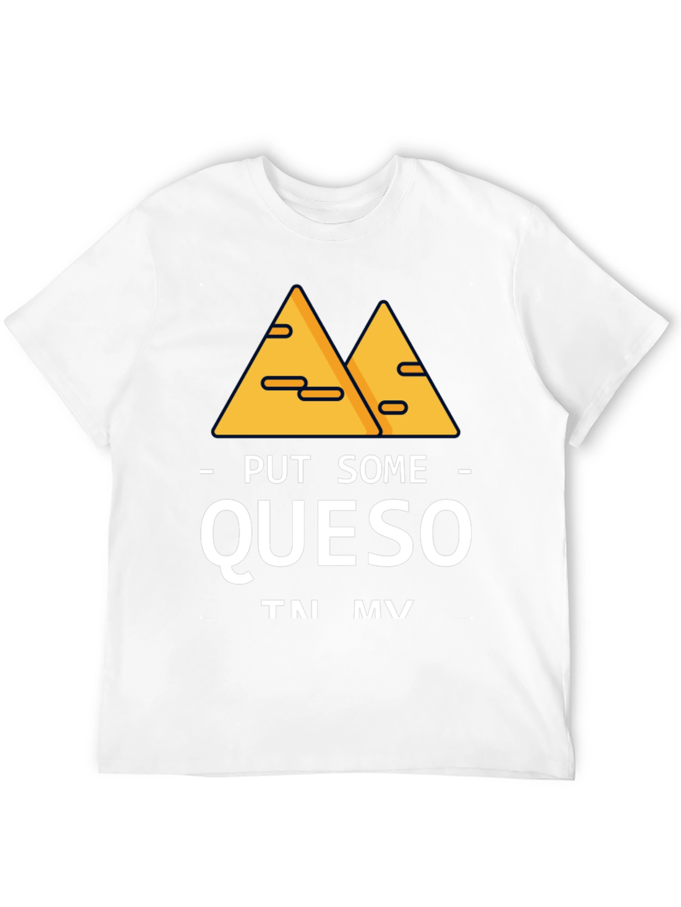 Black Put Some Queso T-Shirt Funny Foodie Tee view 12