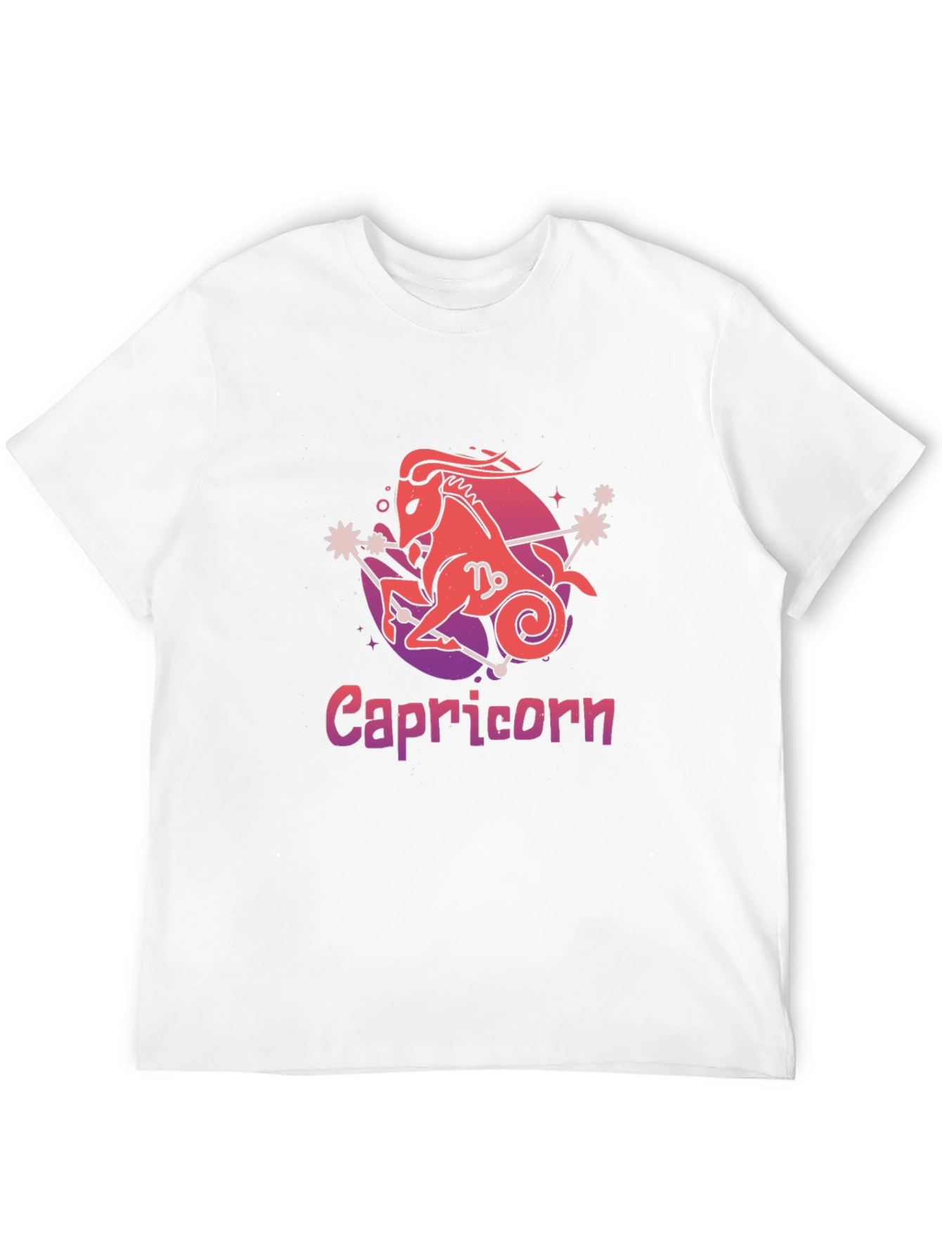 Black Capricorn Zodiac T-Shirt view 12