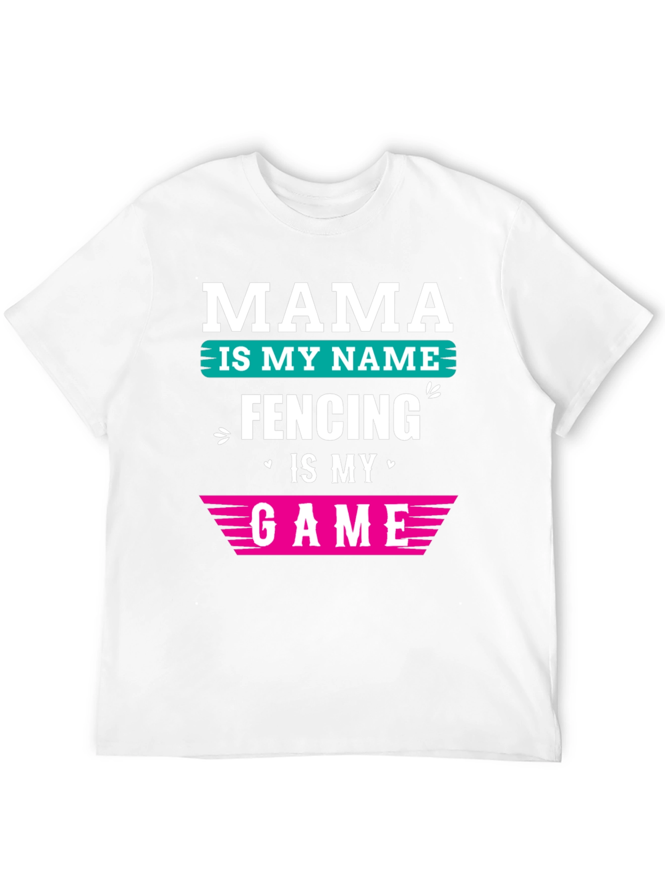 Black Mama Fencing Game T-Shirt view 12