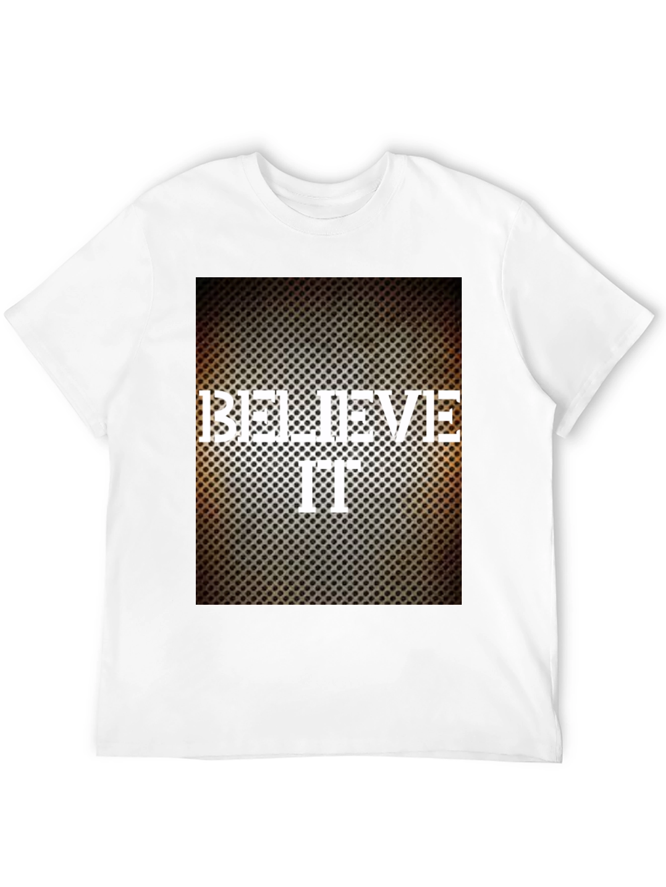 Black Believe It Graphic Print Black T-Shirt view 12