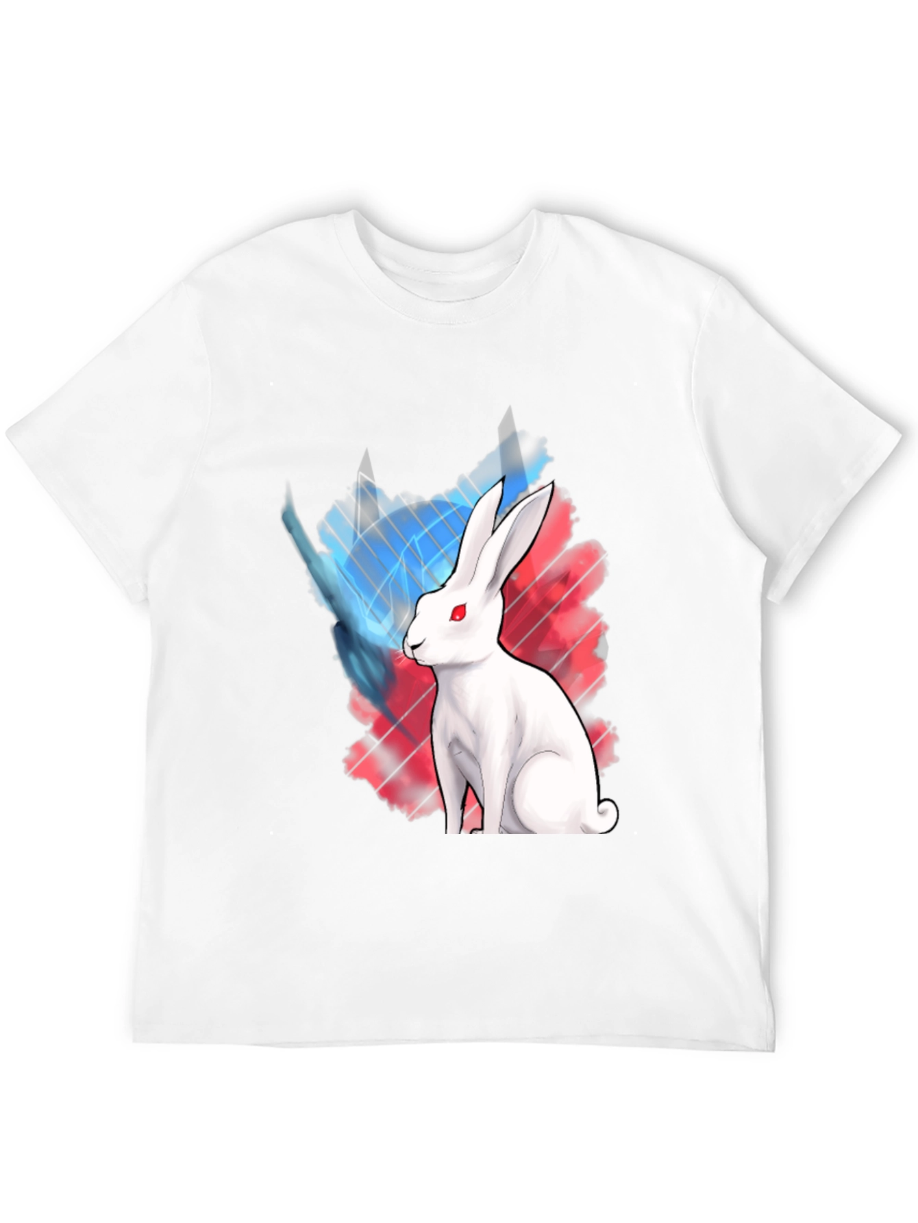 Black Rabbit Graphic Tee - Black Cotton Blend view 12