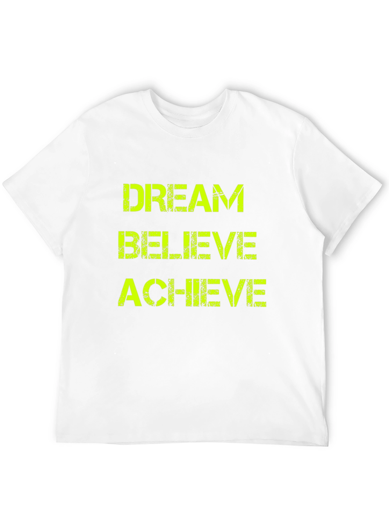 Black Dream Believe Achieve Graphic Tee - Black view 12